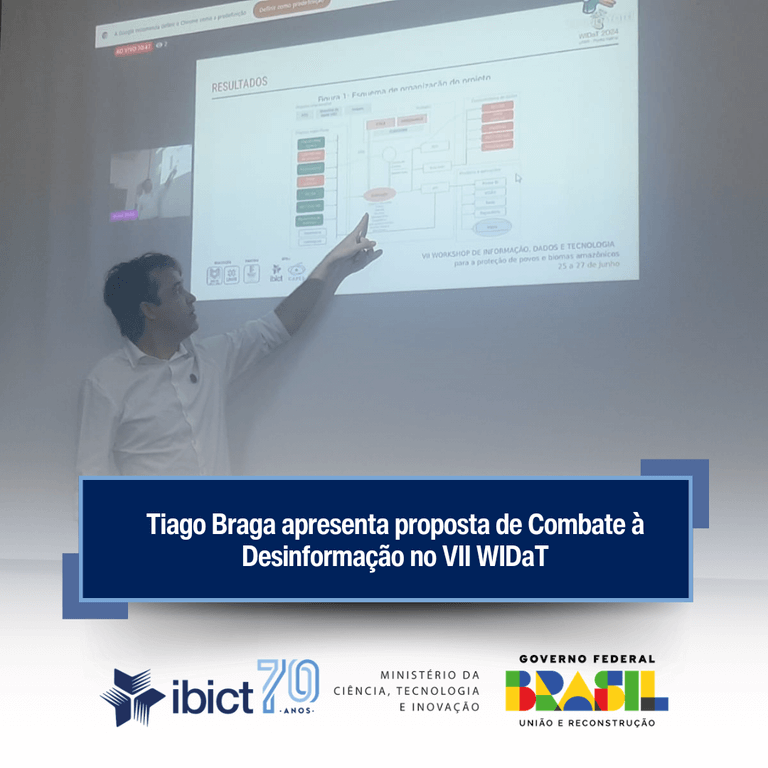 Mesa de reunião com a Ministra da Ciência e Tecnologia
